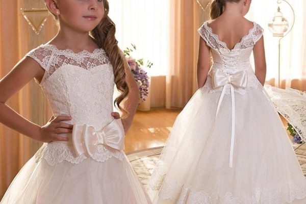 Ivory-lace-tulle-flower-girl-dress